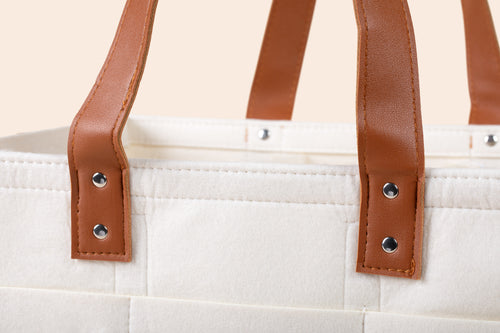 Olnna Baby Caddy Organizer | Portable Diaper Storage Tote