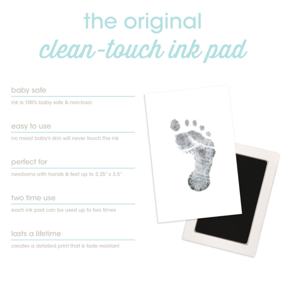 Baby Handprint and Footprint Clean-Touch Ink Pad Kit
