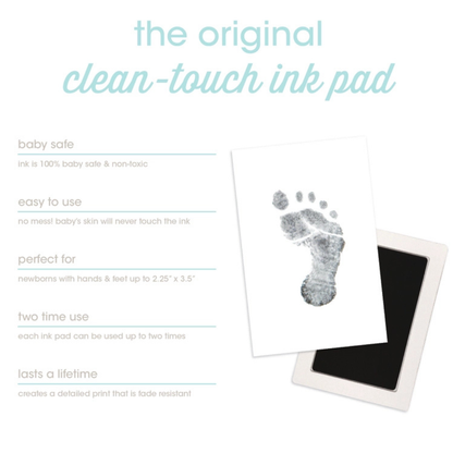Baby Handprint and Footprint Clean-Touch Ink Pad Kit