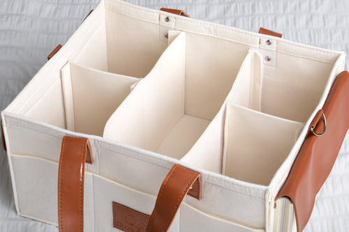 Olnna Baby Caddy Organizer | Portable Diaper Storage Tote