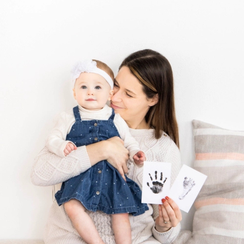 Baby Handprint and Footprint Clean-Touch Ink Pad Kit