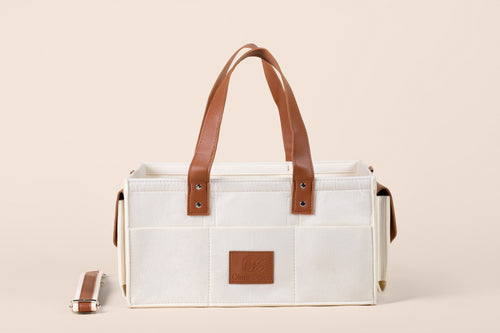 Olnna Baby Caddy Organizer | Portable Diaper Storage Tote