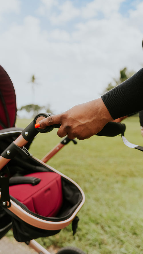 Luxury High Landscape 3-in-1 Stroller-Red